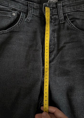 Erkek Siyah Regular Fit Denim Jean - Görsel 4