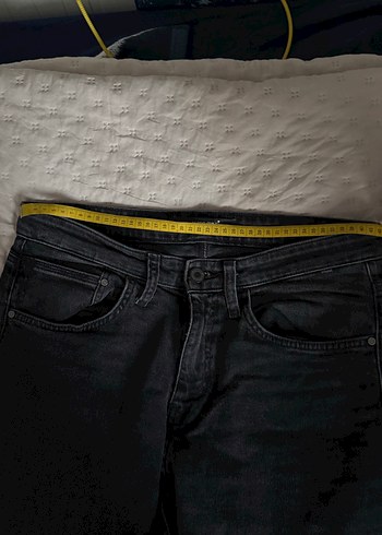 Erkek Siyah Regular Fit Denim Jean - Görsel 3