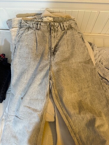 36 Beden gri Renk mango jean