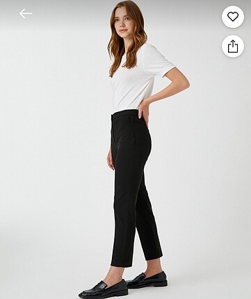 Siyah kumaş pantalon