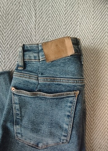 xs Beden Mavi Kadın Denim Normal Paça Jean
