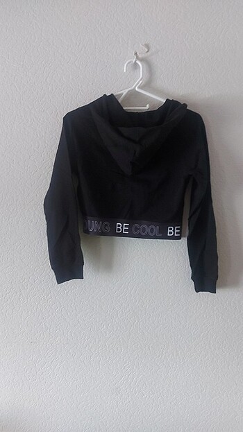 Kapşonlu fermuarlı  sweet T-shirt  - Görsel 3