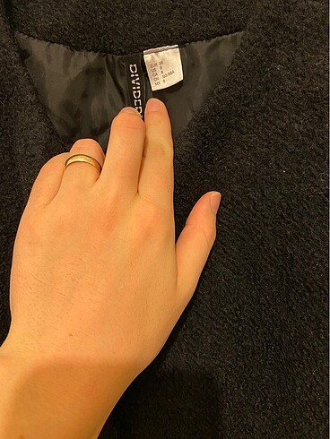 m Beden siyah Renk H&M kaban/Palto