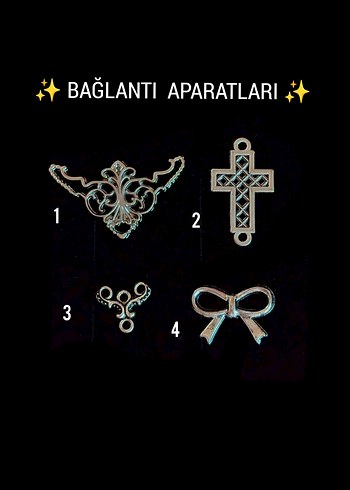 Beden çeşitli Renk GRUNGE ROSARY NECKLACE