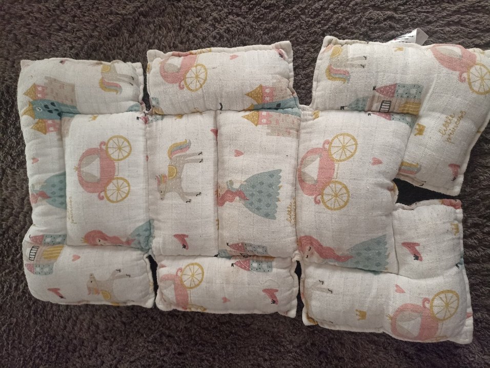 Baskılı Gri Çocuk Uyku Minderi - Görsel 3