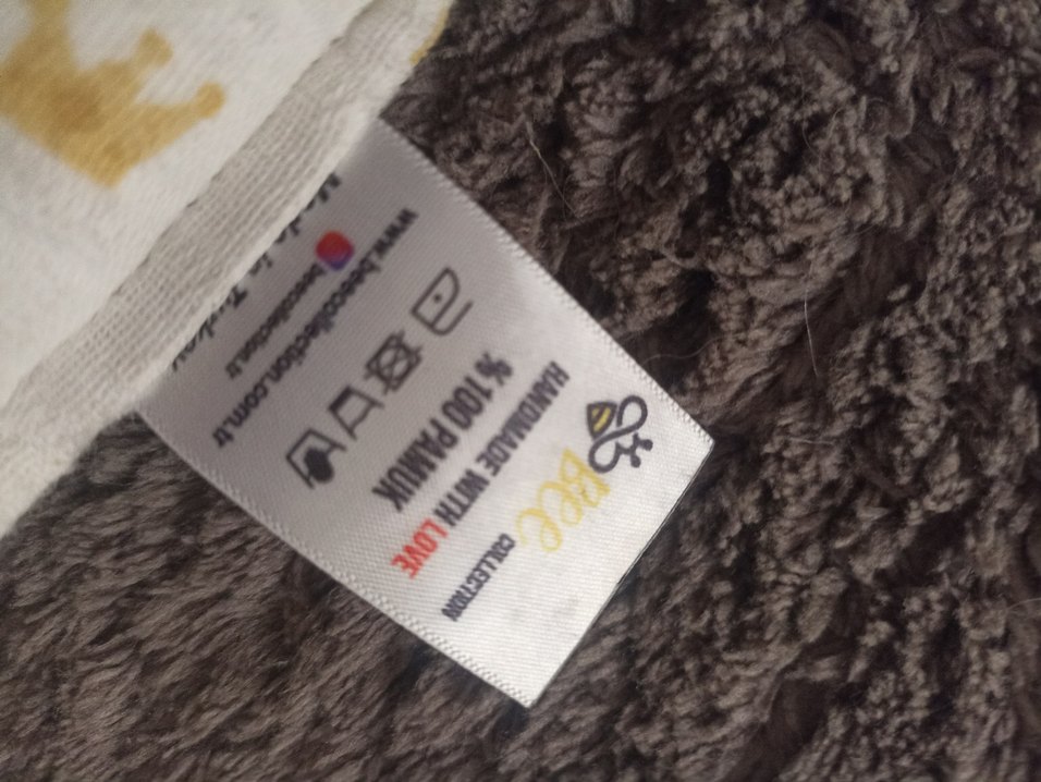 Baskılı Gri Çocuk Uyku Minderi - Görsel 2