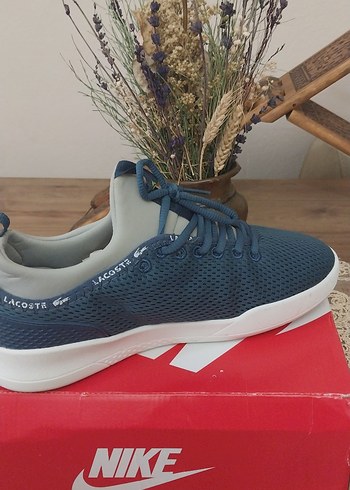 Mavi Bağcıklı Erkek Sneaker - Görsel 2