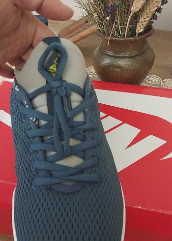 Mavi Bağcıklı Erkek Sneaker - Görsel 3