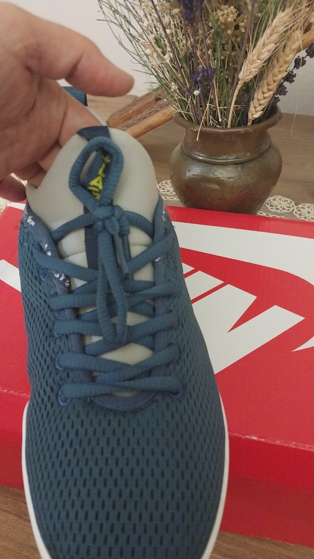 Mavi Bağcıklı Erkek Sneaker - Görsel 3