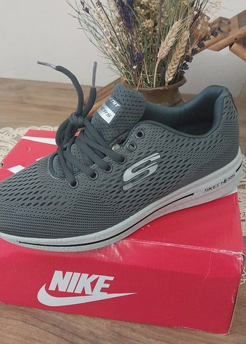 46 numara gri Bağcıklı Erkek Spor Ayakkabı - Görsel 2