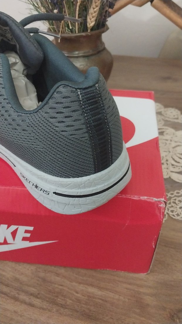 46 numara gri Bağcıklı Erkek Spor Ayakkabı - Görsel 4