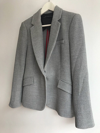 l Beden gri Renk Zara blazer 