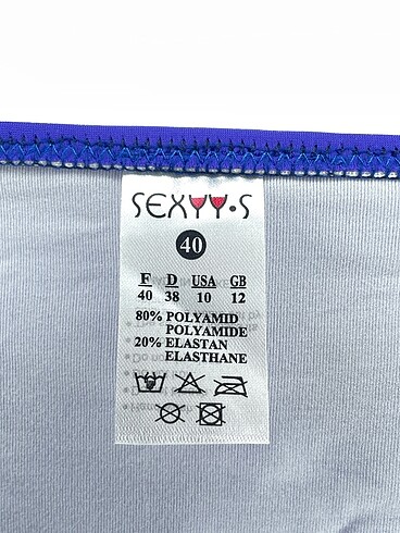 40 Beden mavi Renk Diğer Bikini %70 İndirimli.