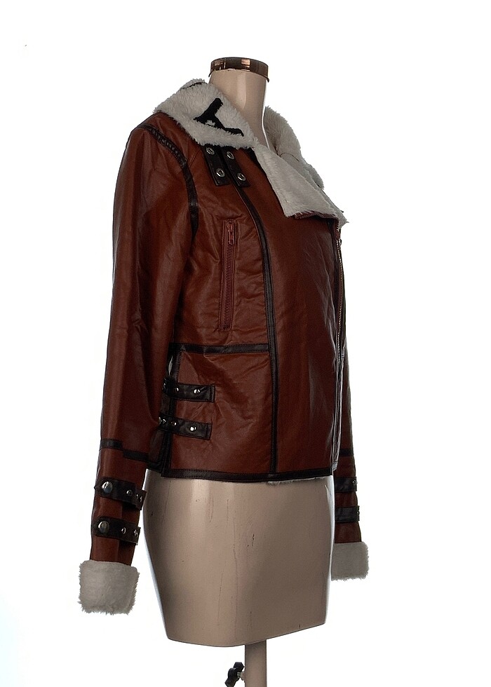 Vintage Love Deri Ceket p İndirimli. - Görsel 2