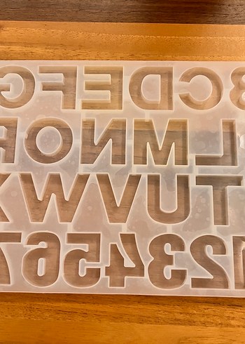 36 cm Epoksi harf kalıp - Görsel 3