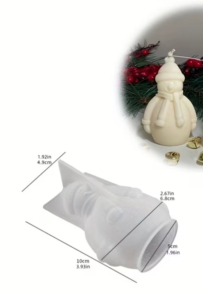 Kardan adam silikon kalıp - Görsel 3