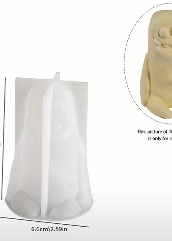 2li çamur canavarı silikon kalıp - Görsel 3