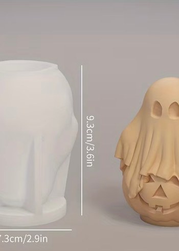 Hayalet kabak silikon kalıp - Görsel 2