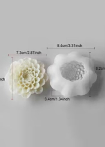 Çiçek silikon kalıp - Görsel 2