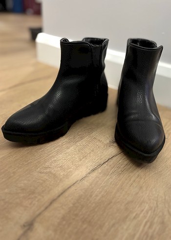 Siyah Kadın deri bot - Görsel 2