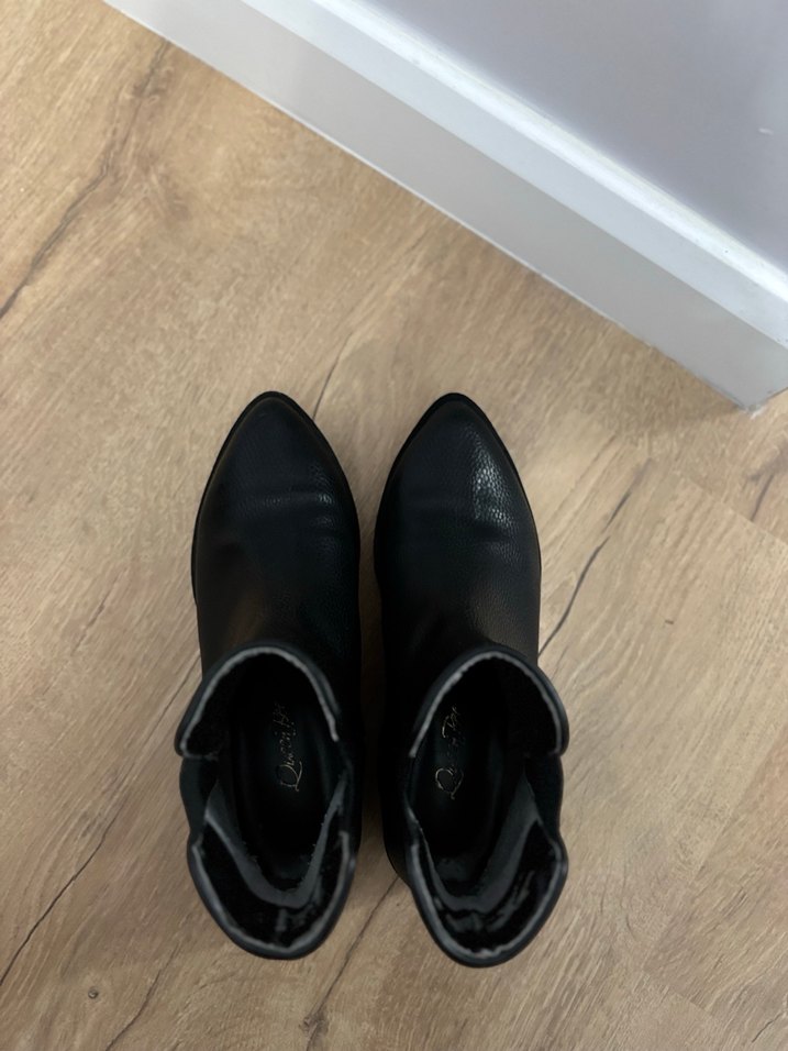 Siyah Kadın deri bot - Görsel 3