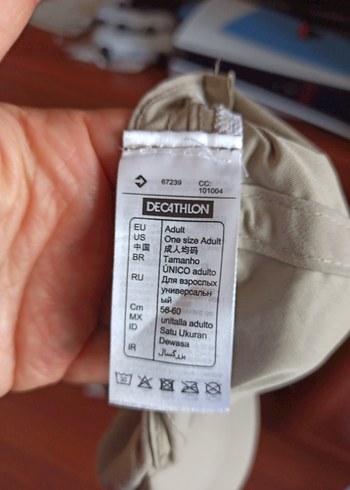 Beden Decathlon orijinal şapka