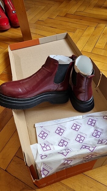 Diğer Bordo parlak bot..38