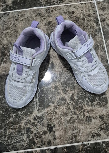 Kız Çocuk Beyaz Sneakers Spor Ayakkabı