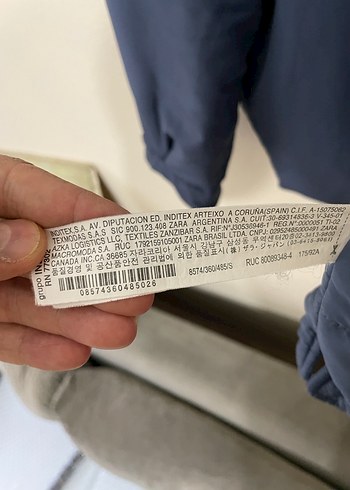 Düğmeli Mavi Erkek Ceket - Görsel 9