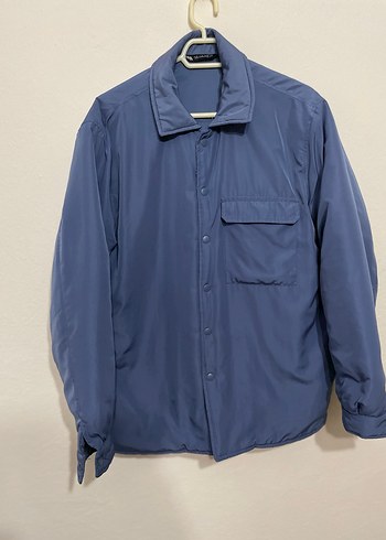 Düğmeli Mavi Erkek Ceket - Görsel 2