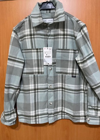Erkek Zara flanel gömlek ceket - Görsel 2