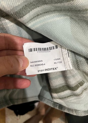 Erkek Zara flanel gömlek ceket - Görsel 4