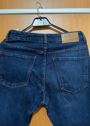 PULL&BEAR Erkek Lacivert jean - Görsel 4