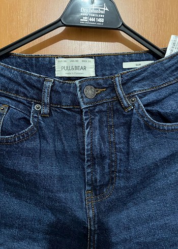 PULL&BEAR Erkek Lacivert jean - Görsel 3