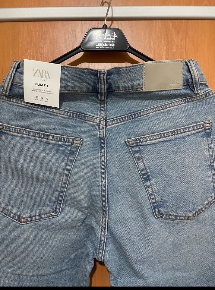 Zara erkek slim jean  Pantolon - Görsel 5