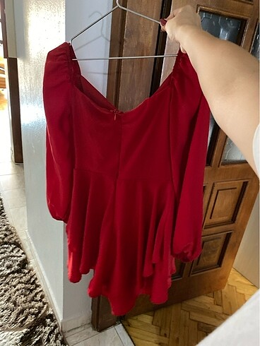 Diğer Bordo elbise
