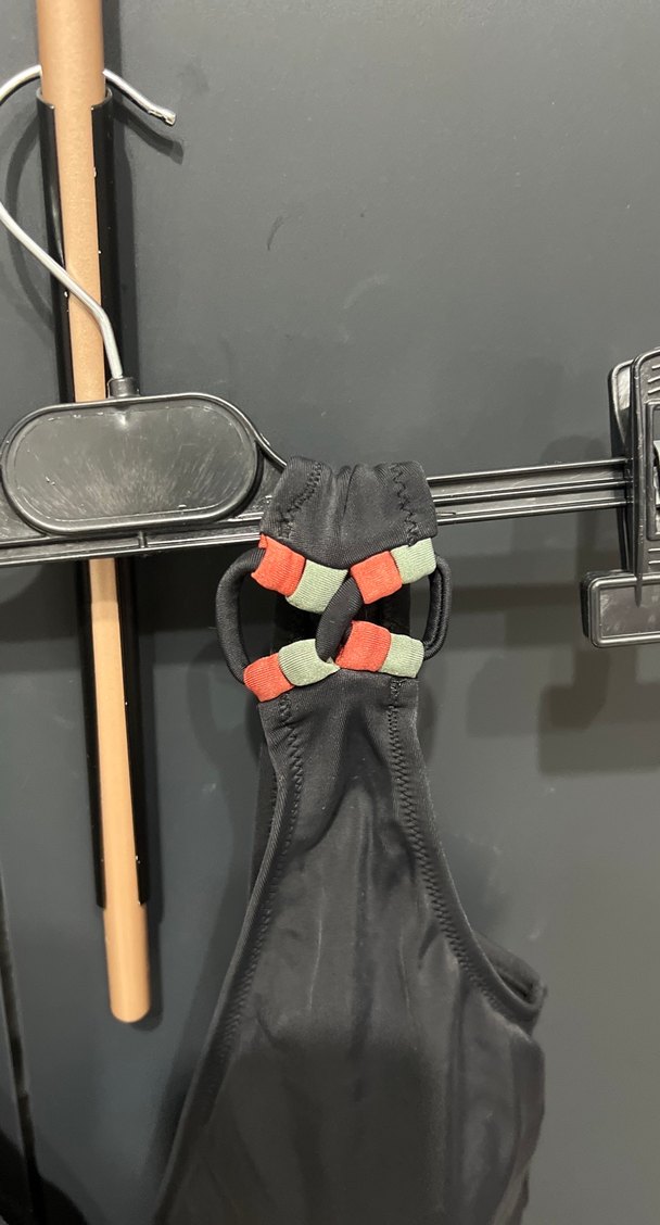 Tokalı Siyah Spor Kadın Mayo - Görsel 2