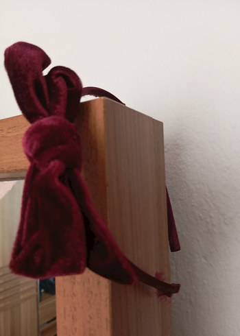 Accessorize Bordo süet fiyonk kadın taç