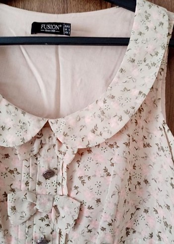 38 Beden ten rengi Renk Lolita Bej Çiçekli Midi Bohem Elbise
