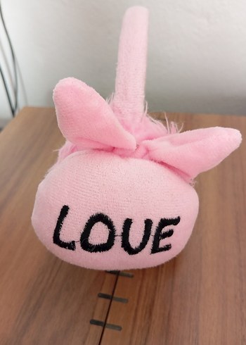 Barbie Pembe Nakışlı Kürklü Kız Çocuk Kulaklık
