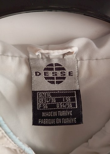 xl Beden Kapüşonlu ve Fermuarlı Gri Beyaz Kadın Ceket
