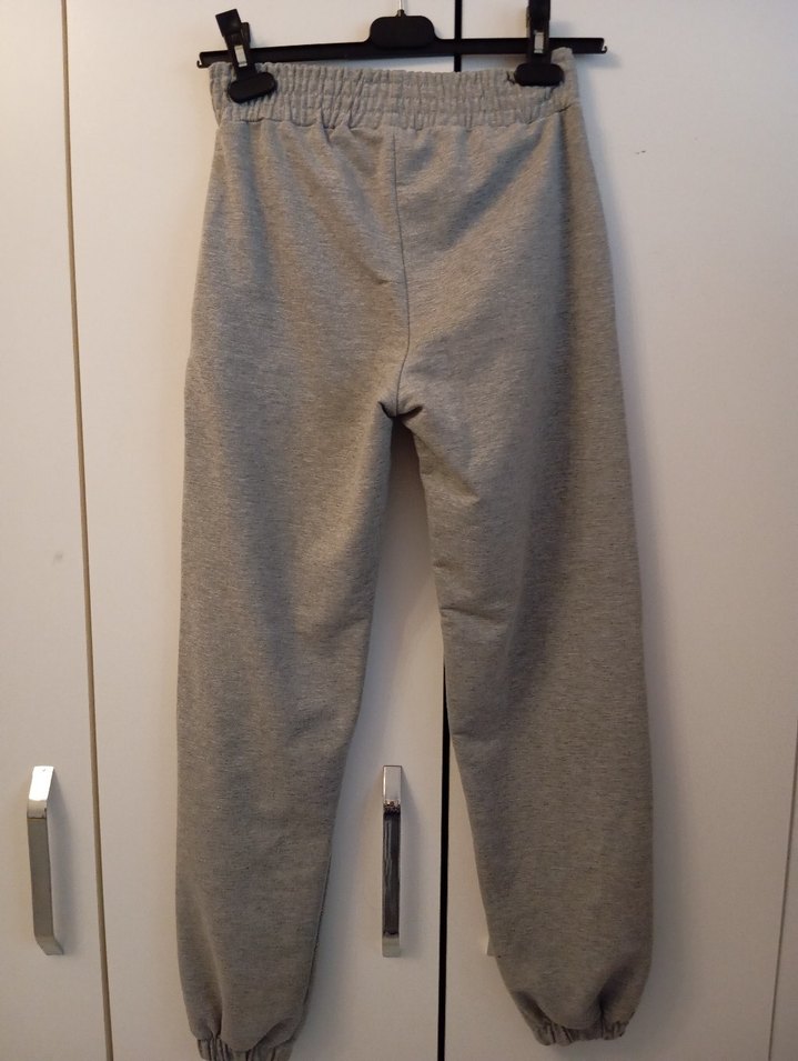 Gri Kadın Rahat Kesim Eşofman Altı - Görsel 2