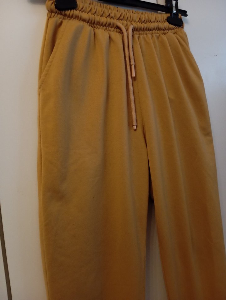 Hardal Kadın Rahat Kesim Eşofman altı - Görsel 3