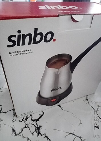 Sinbo çelik Türk kahvesi makinesi YENİ 