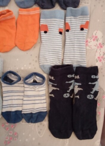 Erkek bebek 22,24 numara çoraplar temiz - Görsel 3