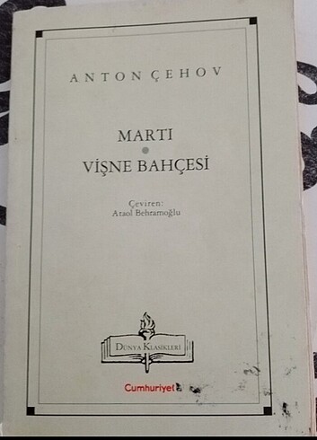 Anton Çehov Martı ve Vişne Bahçesi kitap