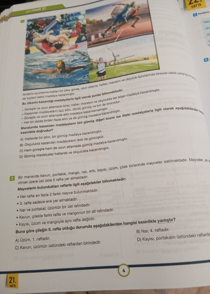 6.sınıf Türkçe 36 haftalık görev söylerim yeni - Görsel 3