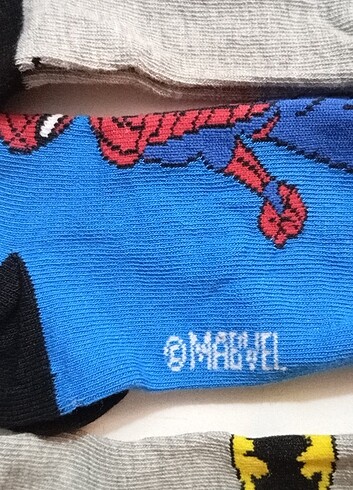 Marvel karışık erkek çocuk çoraplar yeni - Görsel 8