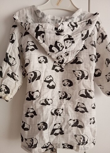 Little dreams müslin bebek bornozu - Görsel 2