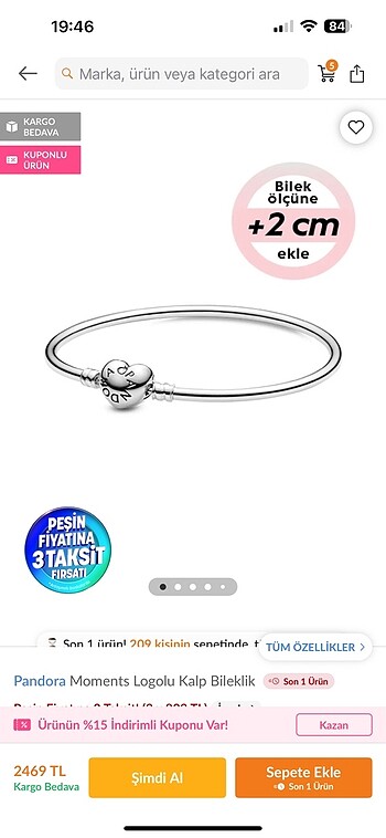 Pandora bileklik